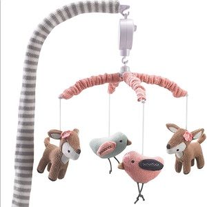 Lolli Living by Living Textiles Sparrow and Deer Musical Mobile